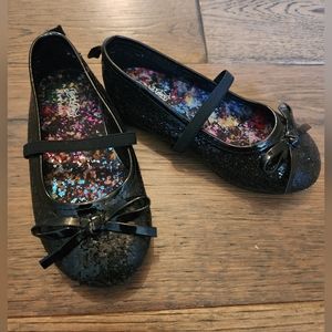 Black Glitter Dress Shoes